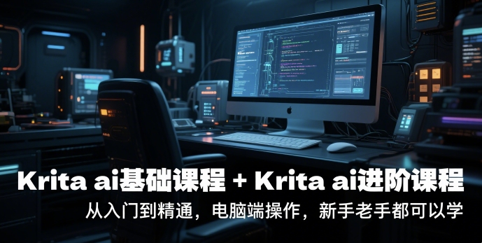 krita ai基础课程+Krita ai进阶课程,从入门到精通,电脑端操作,新手老手都可以学网赚项目-副业赚钱-互联网创业-资源整合小白搞钱网,分享免费网赚项目,网创资源,视频教程,网络资源的休闲小站